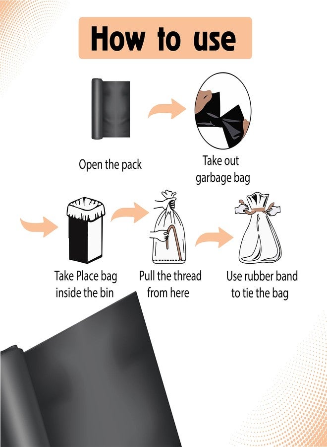 Campfire Compostable Eco-Friendly Garbage Bags-19x21 Inch Medium Size Sustainable Best Daily Waste Solution For Home,Office,shop,Hotels,Hostels,Restaurents,schools (25 * 3 Rolls) - Image 5